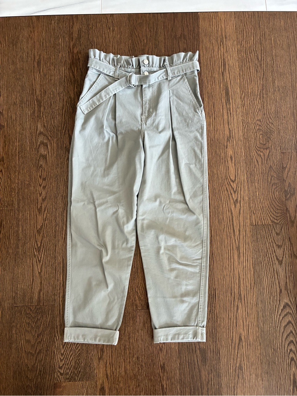 Wild Fable Paperbag Pants, Cotton 🩶 - Picture 8 of 10